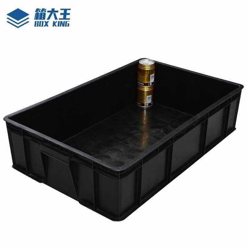 速发箱大王X-01防静电周转箱黑色塑料收纳箱零件盒大号箱705*450*
