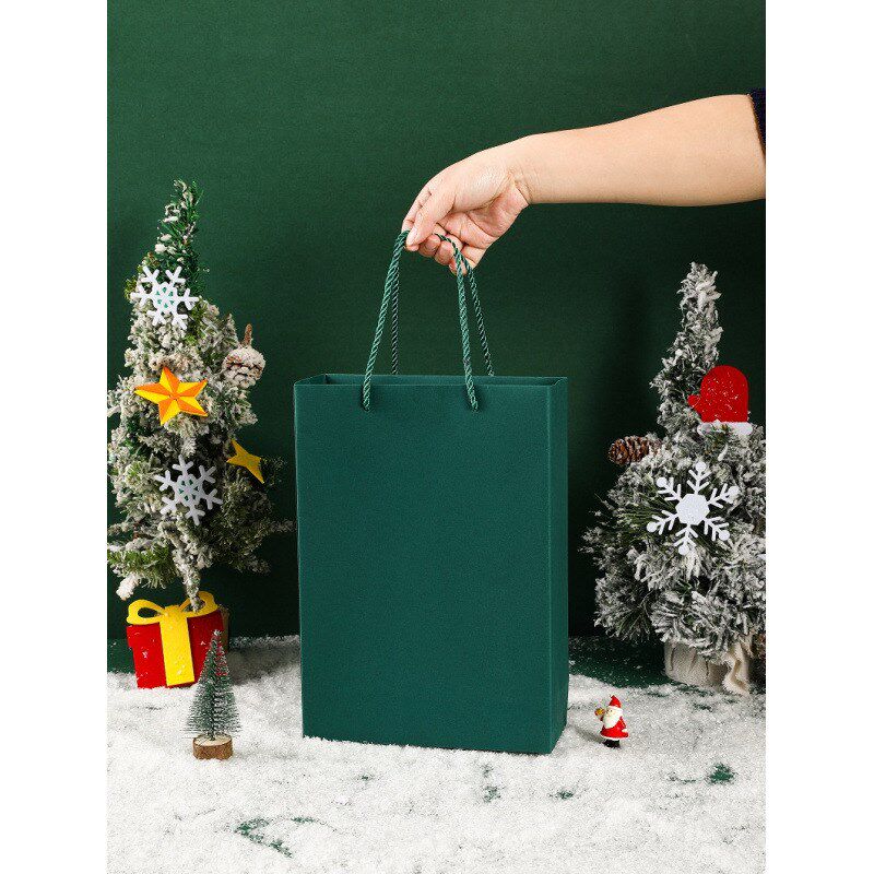 速发圣诞礼盒睡安包装盒空衣墨绿色礼品盒红色平盒夜盒大盒子