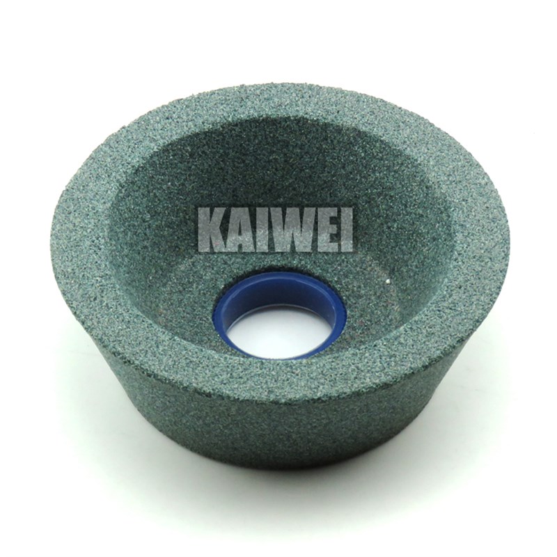 速发碗形砂轮内圆磨砂轮磨刀机砂轮绿碳化硅碗型砂轮75/100/125/1