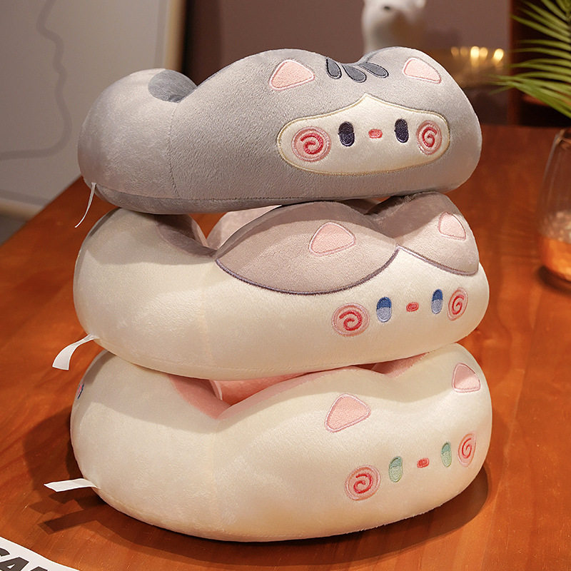 速发可爱猫咪u型枕护颈枕飞机脖便头枕子携u形枕头车载脖枕学生