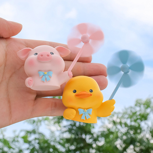 速发可爱动物汽车空调出风口小摆件装饰男生车香饰车生品载内薰