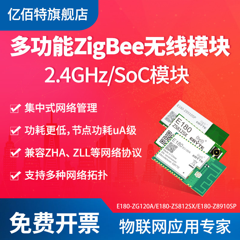 速发ZigBee.0模块EF块2智居家能模R2.4G无线组网透传模块uchLik图片
