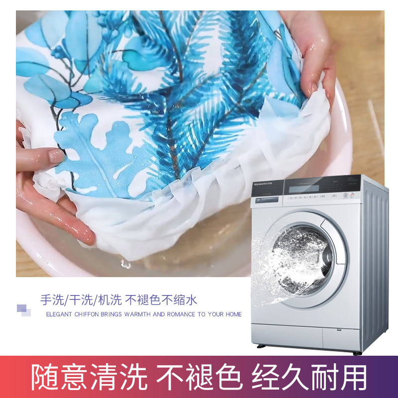 速发格子桌布防水布艺长方形家用茶几盖布清新高级网红方餐桌现代