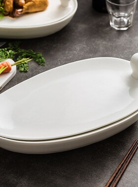 速发高可酒店餐厅特色保温烤鸭盘子创意菜款档明火加热的新盘摆盘