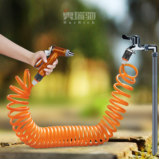 速发便携式车水洗车水枪高压喷枪伸缩用管家用强力洗地卫生间神器