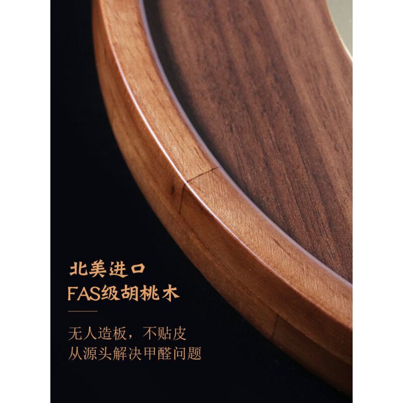 速发新中式实木纯铜挂钟气厅家用时尚轻约简奢大客创意装饰时钟表