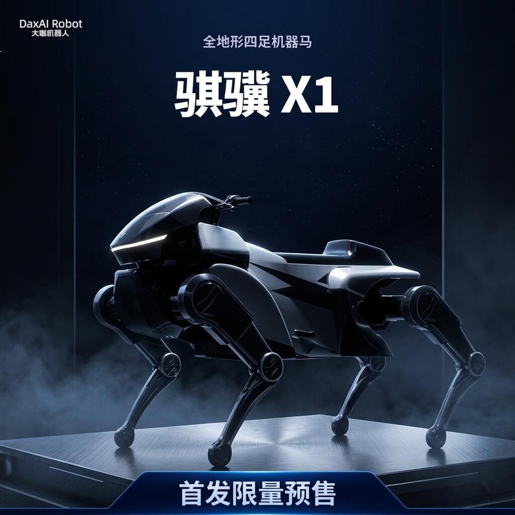 大咖灵控骐骥X1全地形智能机器马