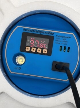 自动翻蛋孵化器保温育雏省事简单款送温湿度计