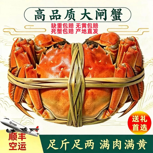 高品质大闸蟹母蟹3.0两公蟹4.0两