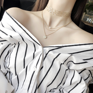 性感套装项链女锁骨链