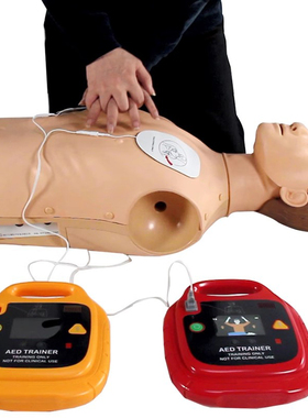 AED自动体外模拟除颤仪教学训练机CPR心肺复苏模拟人急救假人模型