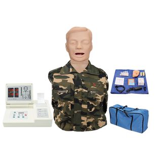 半身心肺复苏模拟人口鼻咽通气管操作考核培训卫勤战救模型TG/BD30190