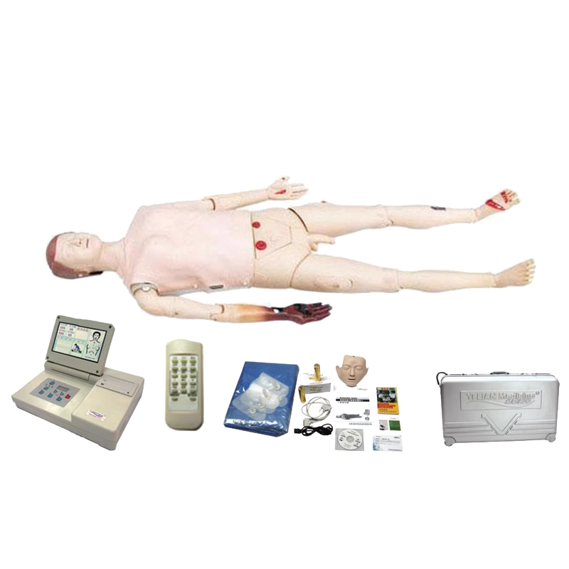 CPR700S大屏幕液晶彩显高级电脑心肺复苏模拟人RF遥控器控制
