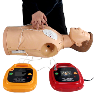 AED自动体外模拟除颤仪教学训练机CPR心肺复苏模拟人急救假人模型