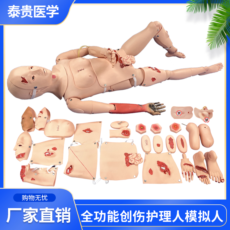 全功能创伤护理人模型包扎止血