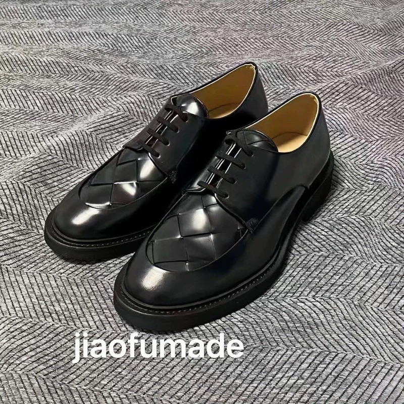 thumbnail for [In stock] BV Style: Pointed Toe Commuter Comfort Formal Wear Classic Woven Derby