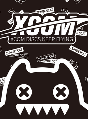 XCOM×魔鬼猫联名 艾克飞盘盲盒 节日系列周边国潮收藏送礼纪念品