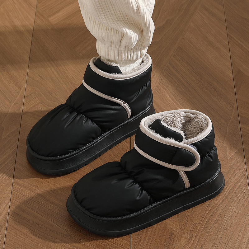 高帮棉拖鞋男冬季外穿2025新款