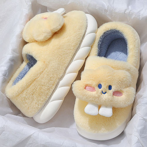 可爱云朵棉拖鞋女士冬季2025新款