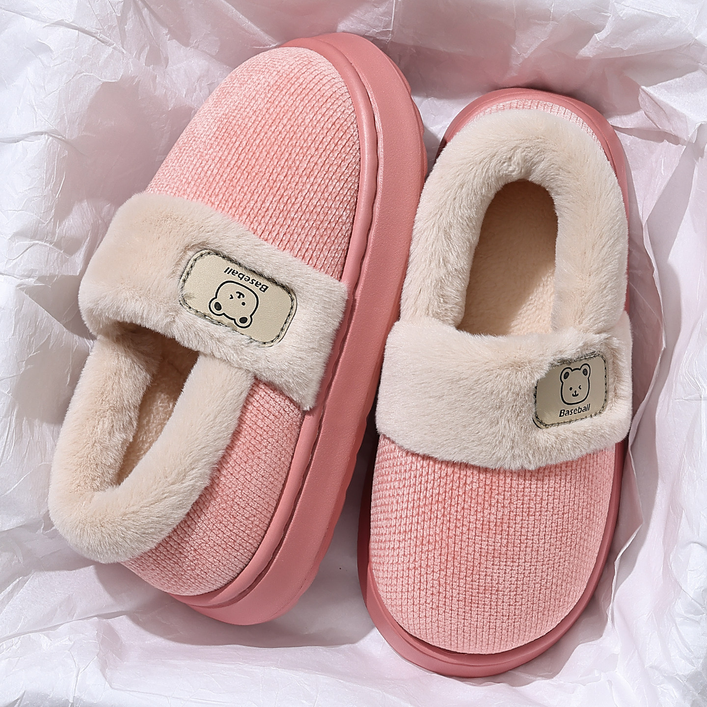 加厚保暖棉鞋女冬季包跟2025新款室内家居防滑加绒厚底棉拖鞋女款,女鞋,包头拖,淘宝优惠券,粉丝福利购,淘宝优惠卷