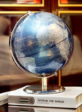 简约轻奢高档地球仪摆件电视柜酒柜办公室书房书柜客厅家居装饰品