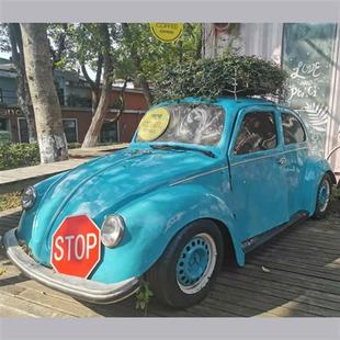 工厂生产一比一仿真甲壳虫老爷车模型景观小品美陈道具花车