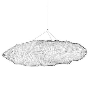 不锈钢镂空云朵摆件创意广场公园售楼部雕塑户外草坪编织装 饰品