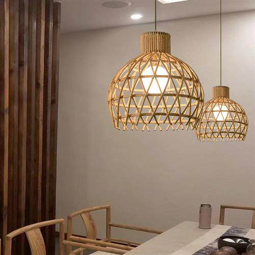 吊灯艺术创意手工编织灯意大利丹麦北欧设计师款客厅卧室餐厅吊灯
