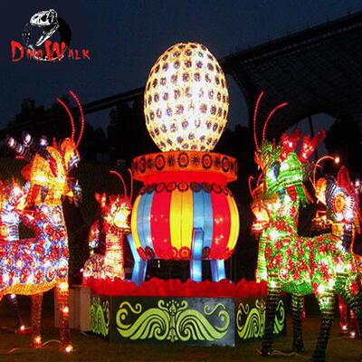 大型灯会自贡厂家DIY春节中秋节仿真彩灯花灯灯笼制作