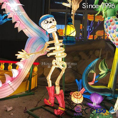 彩灯大世界海盗海贼王特大型灯会灯组灯盏新春节日新品