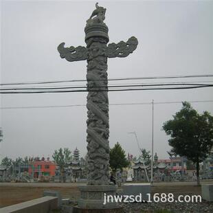 石雕华表柱订制汉白玉龙柱华表生产价格景观石制华表图片