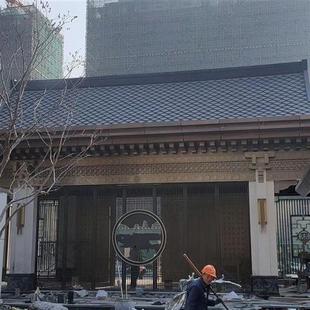 售楼部门楼不锈钢廊架景观金属装 饰工程酒店仿铜金属制品制作安装