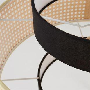 日式 客厅餐厅饭店民宿茶室火锅店藤艺吊灯 吊灯侘寂风复古新中式