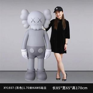 潮流芝麻街玻璃钢户外商场网红店铺装 饰卡通模型雕塑大型摆件