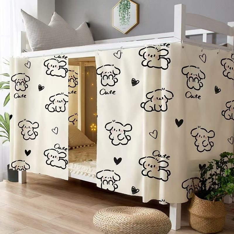 宿舍上铺床帘下铺寝室遮光隐私大学生开学全封闭男女住校透气蚊帐