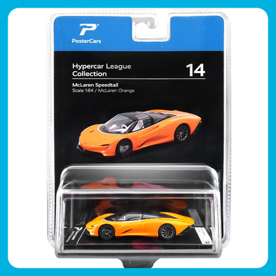 PosterCars 1:64 迈凯伦 Speedtail 合金汽车模型仿真收藏摆件