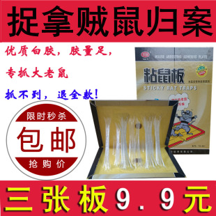 粘鼠板鼠胶老鼠板老鼠胶大老鼠克星家用工厂灭鼠含胶量高含引诱剂