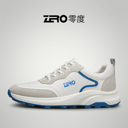 ZRO零度男鞋2025冬季新款皮面潮鞋休闲运动鞋阿甘鞋轻便旅游鞋男