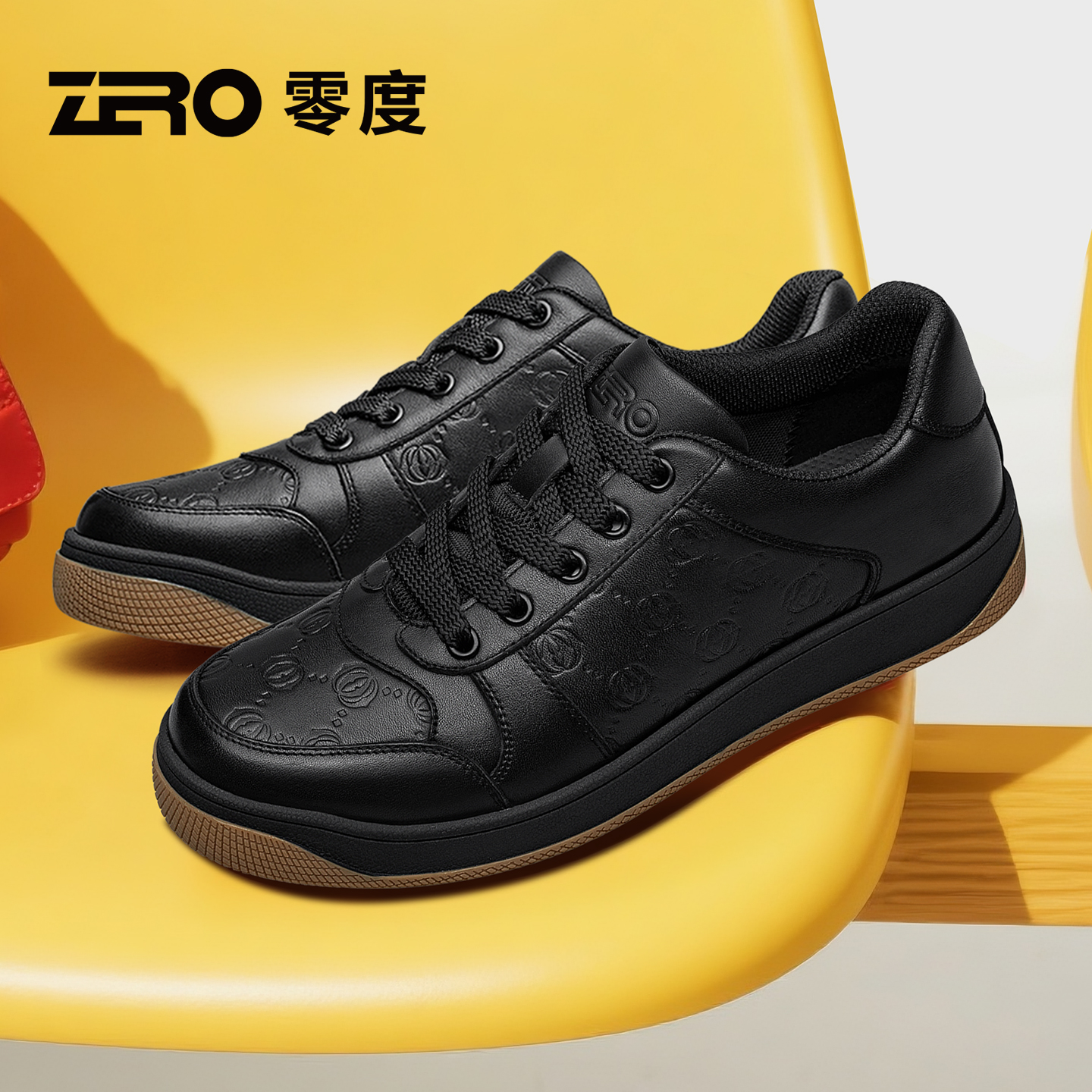 ZRO零度官方正品真皮休闲皮鞋