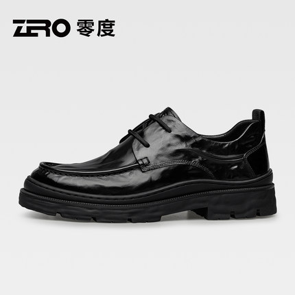 ZRO零度官方正品男士缓震软底休闲商务皮鞋男秋冬增高真皮爸爸鞋