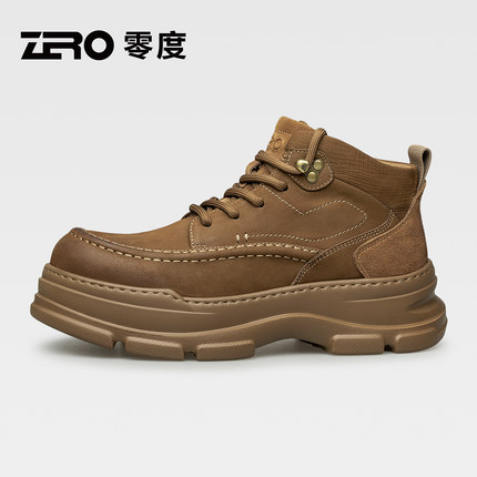 ZRO零度官方正品工装靴男秋冬季2025新款厚底防滑耐磨户外马丁靴