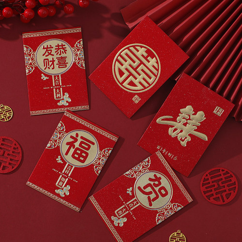 菲珏堵门小红包金葱磨砂