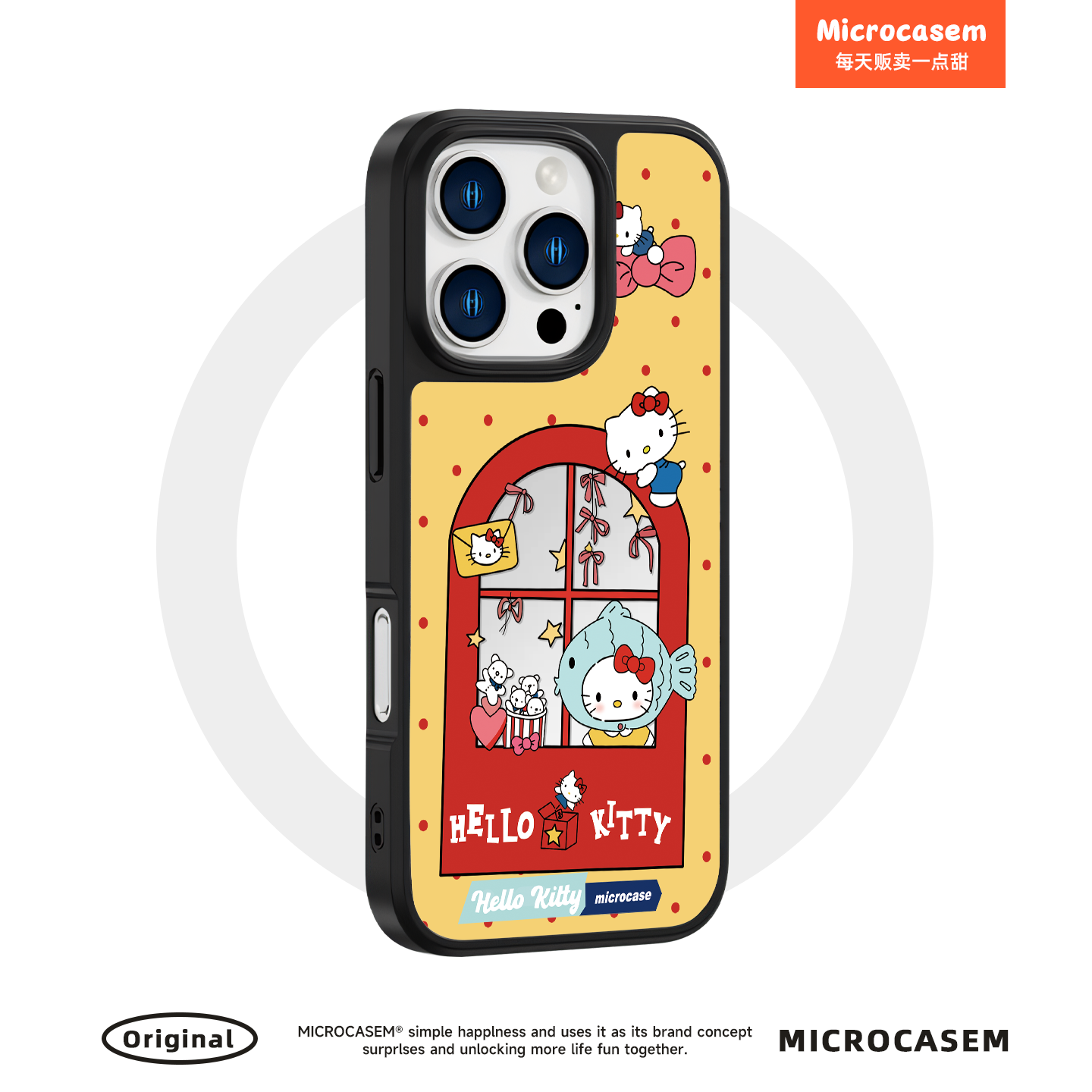 磁吸MagSafe鲷鱼烧头套kitty猫适用iphone17pro手机壳16promax苹果15镜面保护套14plus卡通13可爱Air闺蜜12女