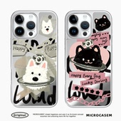 磁吸MagSafe西太后西高地狗狗猫咪适用iphone16手机壳17promax苹果15pro镜面14日韩Air卡通13可爱plus情侣12