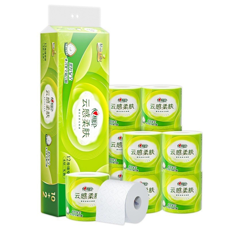 心相印卷纸有芯卫生纸加厚纸巾家用厕纸卫生纸卷纸大量批大卷厕纸