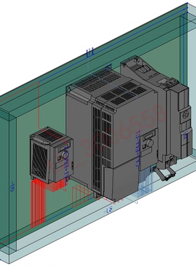EPLAN施耐德变频器ATV320部件库edz窗口宏 2D宏 3D宏ema宏元件
