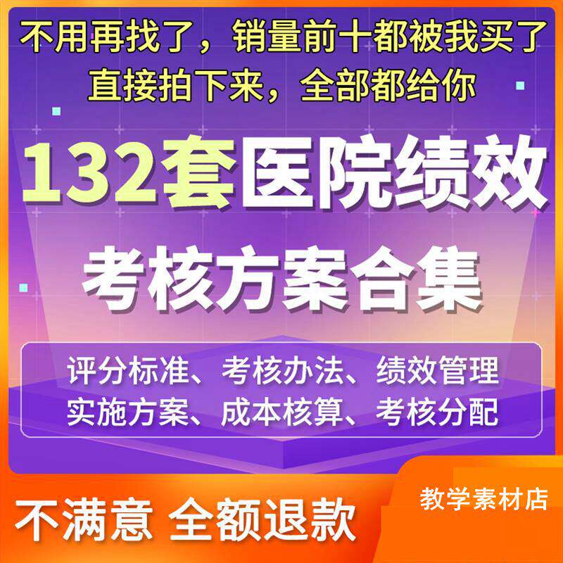 医院科室员工医生绩效考核KPI分配与薪酬管理制度实施方案案例电子版