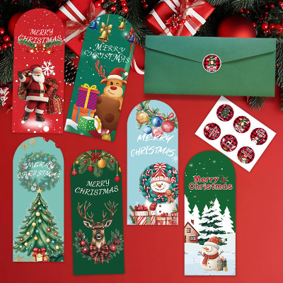 Christmas card圣诞节贺卡高级感创意祝福圣诞小卡片信封定制万圣节圣诞节表白祝福贺留言节日通用