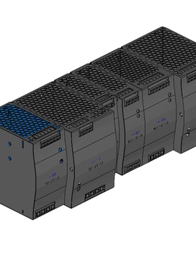 EPLAN明纬380转DC直流TDR WDR开 关电源部件库edz文件原理图2D3D宏