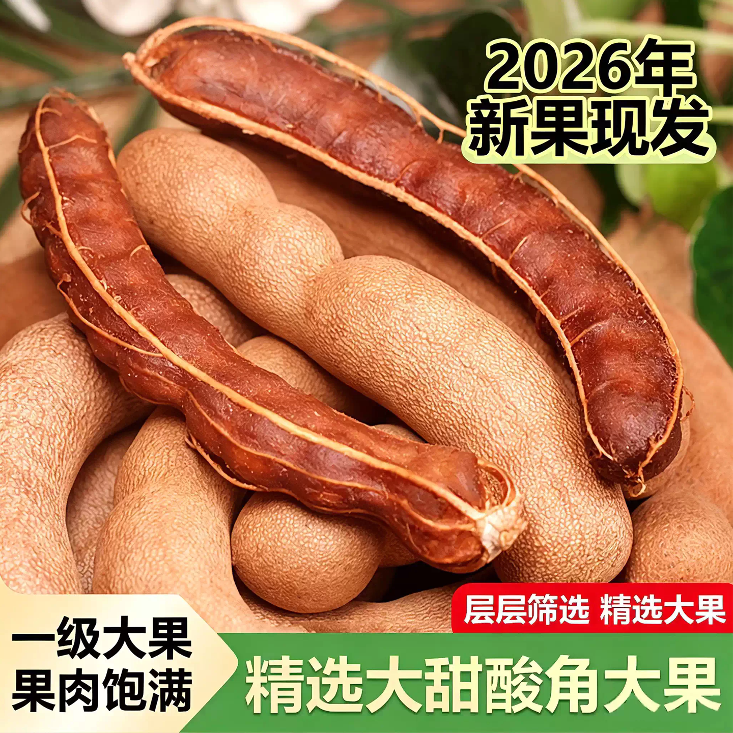 甜酸角云南特产新鲜野生大果孕妇零食酸豆角新鲜野生官方旗舰店